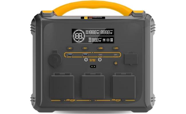 Kodak S1210 Portable Station 1102.5Wh Battery Capacity 2400W Peak Output Power 800W Solar Input Power Optimal Performance with Kodak Solar Panels