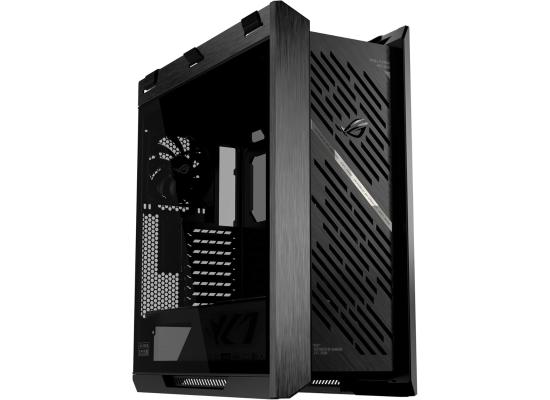 ASUS Strix Helios II GX601S Gaming Mid Tower Computer Case, 4x 140mm Pre-Installed Fans, Up to 420mm Radiator & 7x Fan Support, USB-C 20Gbps, Cable Management, PSU Shroud, Black