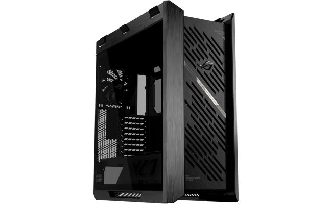 ASUS Strix Helios II GX601S Gaming Mid Tower Computer Case, 4x 140mm Pre-Installed Fans, Up to 420mm Radiator & 7x Fan Support, USB-C 20Gbps, Cable Management, PSU Shroud, Black