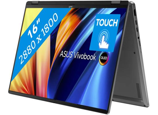 ASUS Vivobook 16 Flip (2025) TP3607 AI-Powered NEW Intel Core Ultra 7 Gen II 256V 8-Cores Ultimate Flexibility w/ NVIDIA RTX 5050  8GB DDR7 & OLED 3K 120Hz Touch Screen