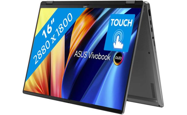 ASUS Vivobook 16 Flip (2025) TP3607 AI-Powered NEW Intel Core Ultra 7 Gen II 256V 8-Cores Ultimate Flexibility w/ NVIDIA RTX 5050  8GB DDR7 & OLED 3K 120Hz Touch Screen