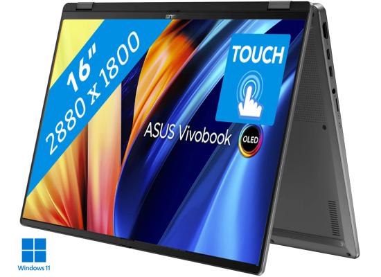 ASUS Vivobook 16 Flip (2025) TP3607SH AI-Powered NEW Intel Core Ultra 7 Gen II 256V 8-Cores Ultimate Flexibility w/ NVIDIA RTX 5050  8GB DDR7 & OLED 3K 120Hz Touch Screen