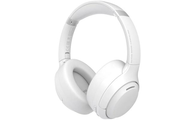 Honor CHOICE VZ Sport Mate Headphones Pro, 40mm Driver, Adaptive Active Noise Cancellation, Game Mode, Triple-Microphone Call Noise Reduction, Bluetooth 5.4, 80 Hour Battery Life, White
