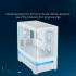 ASUS Prime AP202 ARGB White mATX pc case with Fully Tempered Curved Glass, Supports Graphics Cards up to 420mm Long, 360mm Long radiators, Easy-Detach Rail, Patented Slot Vent, 3 Built-in ARGB Fans