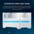 ASUS Prime AP202 ARGB White mATX pc case with Fully Tempered Curved Glass, Supports Graphics Cards up to 420mm Long, 360mm Long radiators, Easy-Detach Rail, Patented Slot Vent, 3 Built-in ARGB Fans