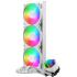 Cooler Master 360 Core II Liquid CPU AIO Cooler – 360mm Radiator, 3X ARGB PWM Fans, Infinity Mirror Dual-Chamber Pump, Quiet Cooling & Easy Installation, AMD AM5/AM4 & Intel LGA 1851/1700, White