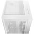 DeepCool CG530U 4F Curved Glass Panoramic ATX Mid-Tower Case 4x Pre Installed Fans Dual Chamber, Support Back Connectors & Up to 2x 360mm +280mm Radiators, Front 2x USB3.0 , White