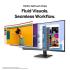 LG 32MR50C 32" 1500R Curved Full HD , 100Hz Refresh Rate, 5ms (GtG) Response Time, AMD FreeSync Technology, 16.7m Color Display, Black