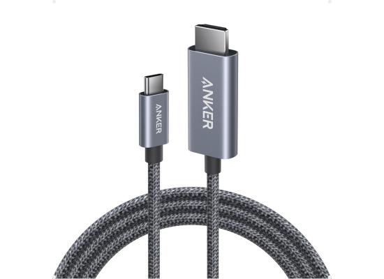 Anker HDMI Cable, 4K@60Hz Ultra-Fast Nylon-Braided USB C to HDMI Cord with Advanced Shielding, Thunderbolt 5/4/3, for MacBook, iPad, iPhone, HD TV, and More 1.8M product thumbnail 2