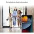 Ezviz CB2 Wi-Fi Smart Home Battery Camera, 1080p Resolution, IR Night Vision Up to 5m, Two-Way Talk, Smart Human Motion Detection, Up to 50 Days of Battery Life, White