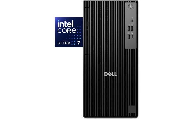 Dell Pro Tower QCT1250 (2025) NEW Intel Core Ultra 7 265 20-Cores Next-level AI Business Tower Desktop - Black