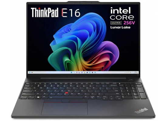 Lenovo NEW ThinkPad Edge E16 Gen 3 (2025) Intel® Ultra 7 Gen II 256V 8-Core Thin & Extreme Battery Life Busniess Class Laptop w/ DDR5X 8533Mhz Memory - Black