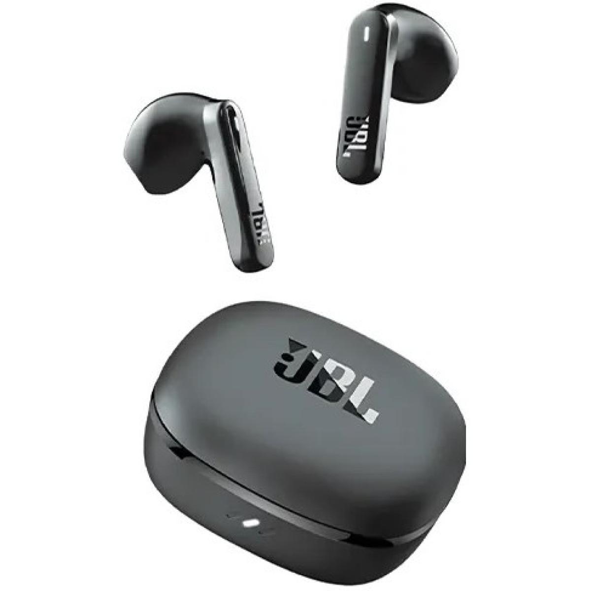 JBL T280TWS X3 True Wireless Bluetooth Earbuds - Semi-In-Ear Music Headphones with Call Noise Cancellation, Waterproof, Sweat-Proof, Earphones for Gaming, Black
