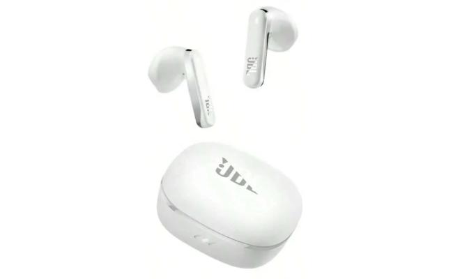JBL T280TWS X3 True Wireless Bluetooth Earbuds - Semi-In-Ear Music Headphones with Call Noise Cancellation, Waterproof, Sweat-Proof, Earphones for Gaming, White