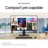 LG 22U401A 21.5" IPS Full HD 100Hz HDR10 1ms up to 99% sRGB Dynamic Action Sync Borderless Design Black Stabilzer HDMI & VGA Interface - Black
