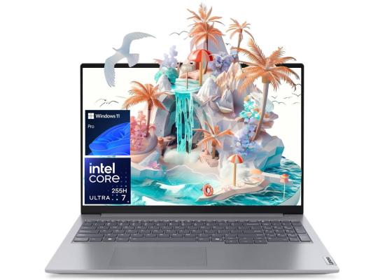 Lenovo Thinkbook 16 Gen 8 (2025) Intel® Ultra 7 Gen II 255H HIGH Performance 16-Core Intel® AI Boost w/ DDR5 Memory & Backlit keyboard - Arctic Grey