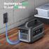 UGREEN PowerRoam GS600 680Wh 600W Portable Power Station, Fast-Charging PowerZip Technology, U-Turbo 1500W Support, EV-Rated LFP Batteries (3000+ Cycles), Solar/DC/AC Input, 965W Total Output