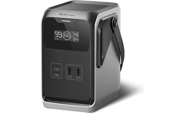 EcoFlow TRAIL 200 DC Portable Power Station, 192Wh LiFePO4 Battery, Solar Generator, 220W DC Output, Compact Power Bank for Camping, Travel, Outdoors, and Emergency Use