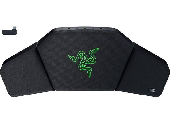 Razer Clio Wireless Speaker Head Cushion: THX Spatial Audio Enabled - Integrated Near Field Dual Speakers - Multiple Audio Setups - Two 43 mm Full Range Drivers + Aluminum Cone - Bluetooth & USB C
