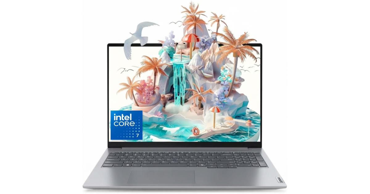 Lenovo Thinkbook 16 Gen 9 (2025) Intel® Core 7 240H عالي الأداء 10 نواة خفيف الوزن من الألومنيوم ودرجة رجال الأعمال من الدرجة العسكرية مع ضمان لمدة عامين - رمادي قطبي