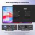 V2COM D1 UHD 23.8-Inch IPS 4K Ultra-Slim Portable Monitor Large Screen with 120% sRGB & Speakers , FreeSync, USB-C HDMI, for Laptop, MacBook, Xbox, PS5