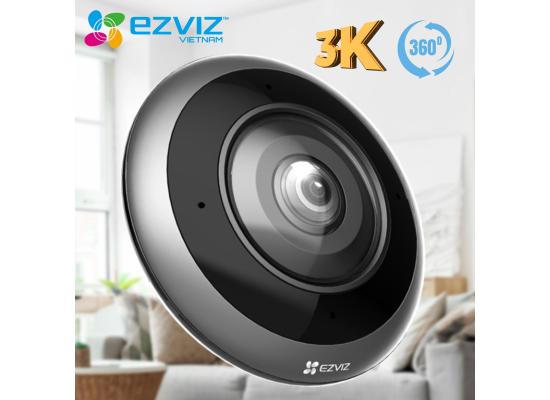 EZVIZ E4p 3K⁺ Smart Fisheye Camera – 360° Panoramic View, 6MP Ultra-HD, AI Human Detection, Dual-Band Wi-Fi & Two-Way Talk
