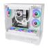 Thermaltake CT140 EX ARGB Sync PC Cooling Fan White (3-Fan Pack), Magnetic Connection, 5V Motherboard Sync, 16.8 Million Colors 9 Addressable LEDs, 140 mm Case/Radiator Fan