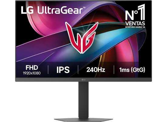 LG UltraGear 27G440A Gaming Monitor, 27" IPS Display, FHD Resolution, 240Hz Refresh Rate, 1ms (GtG @ Faster) Response Time, AMD FreeSync Premium & NVIDIA G-Sync Technology, Black