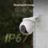 Ezviz H80F Multi Triple-Lens Smart Home Wi-Fi Camera, 2K+ Triple Lenses, 360° Panoramic View, 12x Mixed Zoom, Color Night Vision, Two Patrol Modes, IP67 Weatherproof, White