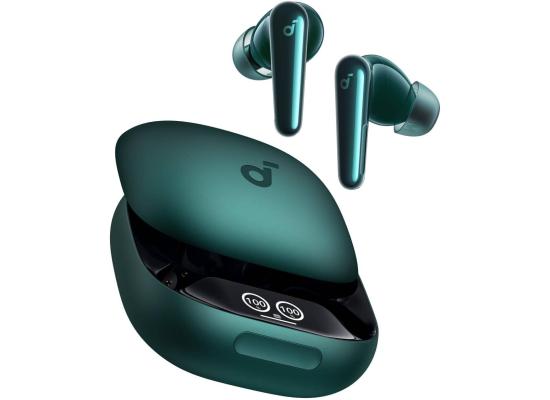 Anker Soundcore Liberty 4 Pro, Noise Cancelling Wireless Earbuds, 7-Sensor and Real-Time Adaptive Noise Cancelling, 2× Faster Charging, Studio-Level Hi-Fi Music, Clear Calls with 6 Mics and AI - Green