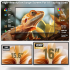 V2COM N2 16" IPS Full HD Portable Monitor Extender with Height-Adjustable Case Stand, 360° Rotation & Vertical Lift, USB-C/HDMI Plug & Play VESA Mount Support