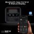 Promate PowerTank-600 600W LiFePO4 Power Station, 161000mAh, PD 100W & 30W USB-C, Dual 600W AC, QC 18W USB-A, 15W Wireless, DC Car Port, Solar Input, 1.8Hr Fast Recharge, Black