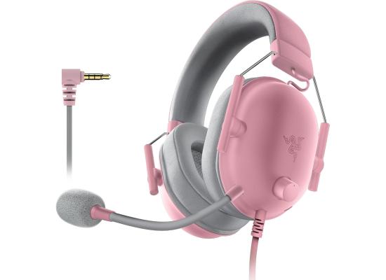 Razer BlackShark V2 X Gaming Headset, 7.1 Surround Sound Capable, TriForce 50mm Drivers, 3.5mm Jack, Breathable Memory Foam Cushion, For PC, PS4, Nintendo Switch, Quartz Pink product thumbnail 2