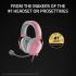 Razer BlackShark V2 X Gaming Headset, 7.1 Surround Sound Capable, TriForce 50mm Drivers, 3.5mm Jack, Breathable Memory Foam Cushion, For PC, PS4, Nintendo Switch, Quartz Pink