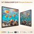 V2COM S7 Pro 16" 2.5K QHD IPS Triple Screen Extender,100% sRGB, USB-C & Mini HDMI, Dual Speakers, Ultra-Slim Detachable Design, Narrow Bezels, Black