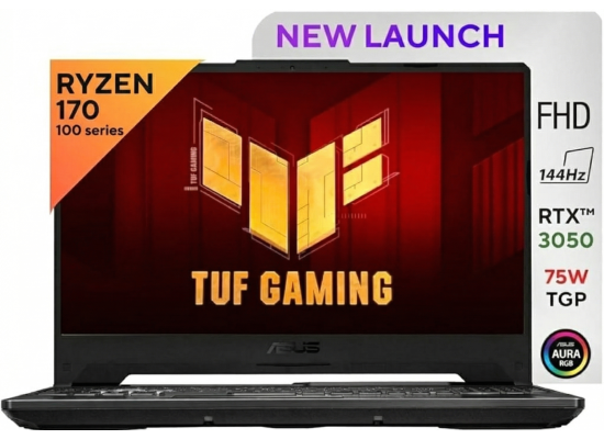 ASUS TUF Gaming A15 (2025) FA506NCQ NEW AMD Ryzen™ 7 170 8-Cores w/ Nvidia RTX 3050 4GB & IPS 144Hz Display - Graphite Black product thumbnail 2