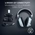 Razer BlackShark V3 Pro Wireless ANC Gaming Headset for Xbox: Full Band Mic - 50mm Drivers - 2.4 GHz, Bluetooth, USB, 3.5mm - Works with PC, Mac, PS5, Nintendo Switch - Long Battery Life - White
