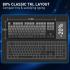 Redragon K707 HE Rapid Trigger Gaming Keyboard, 87 Keys TKL Wired Mechanical Keyboard w/Hyper-Fast Actuation Hall Effect Magnetic Switch, Actuation Point Adjustable, Side Printed PBT Gradient Keycaps