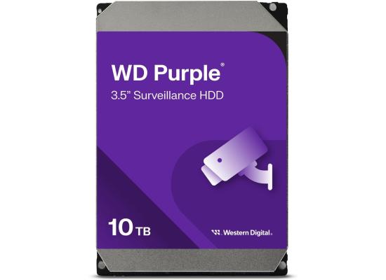 WD 10TB WD Purple Surveillance Hard Drive 3.5" SATA 7200 RPM 256 MB Cache