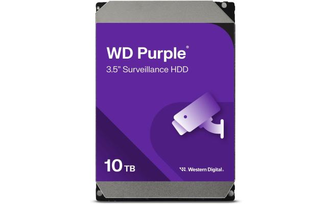 WD 10TB WD Purple Surveillance Hard Drive 3.5" SATA 7200 RPM 256 MB Cache