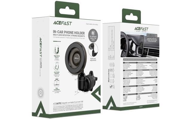 ACEFAST D68 Magnetic Car Phone Holder for Air Vent – Black ACEFAST D68 Magnetic Car Phone Holder for Air Vent – Black
