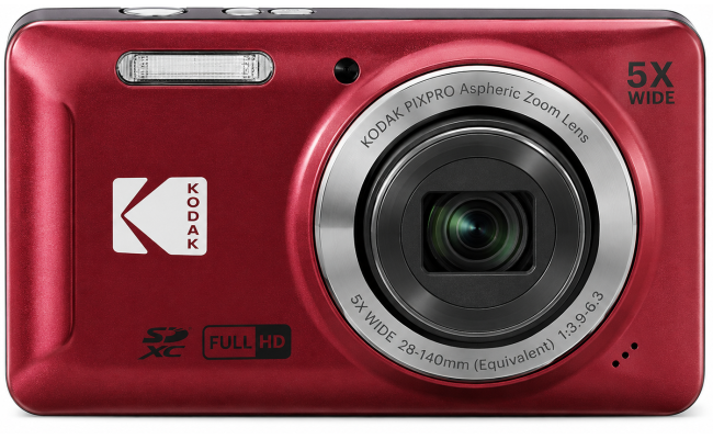 KODAK PIXPRO FZ55 16MP 5x Optical Zoom Digital Camera - Red KODAK PIXPRO FZ55 16MP 5x Optical Zoom Digital Camera - Red