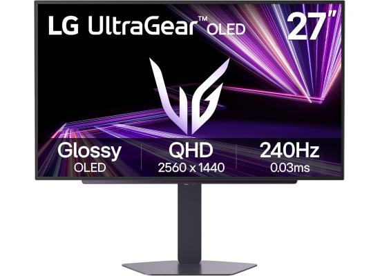 LG 27GX704A UltraGear™ 27” OLED 2K HDR10 240Hz 0.03ms True Black 400 G-SYNC Compatible HDMI 2.1 Adjustable Stand - Black