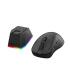 Redragon M998 Ultra Lightweight Wireless Gaming Mouse 3950 Sensor with RGB Magnetic Charging Dock, BT/2.4G Wireless/Wired Optical Mice, 30000 DPI, 5 Programmable Buttons for PC/Mac, Black