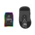 Redragon M998 Ultra Lightweight Wireless Gaming Mouse 3950 Sensor with RGB Magnetic Charging Dock, BT/2.4G Wireless/Wired Optical Mice, 30000 DPI, 5 Programmable Buttons for PC/Mac, Black