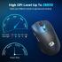 Redragon M815 NEVA Pro Lightweight Wireless Gaming Mouse Tri-Mode connectivity, BT/2.4G Wireless/Wired Optical Mice, 26000 DPI, 6 Programmable Buttons for PC/Mac, Black