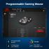 Redragon M815 NEVA Pro Lightweight Wireless Gaming Mouse Tri-Mode connectivity, BT/2.4G Wireless/Wired Optical Mice, 26000 DPI, 6 Programmable Buttons for PC/Mac, Black