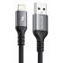 Proove Soft Silicone USB to Lightning Cable 2.4 A 1m Black