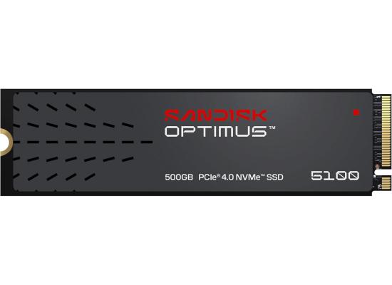 SANDISK Optimus 5100 500GB NVMe Gen4 PCIe M.2 2280 SSD TLC 3D NAND Internal SSD up to 6,600MB/s