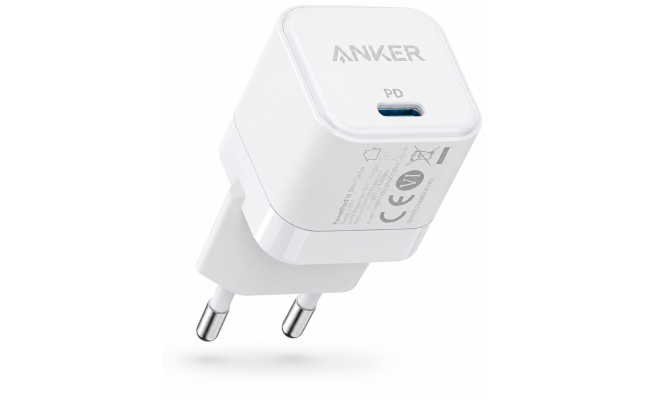 Anker PowerPort III 20W USB-C Wall Charger A2149 White EU Plug Anker PowerPort III 20W USB-C Wall Charger A2149 White EU Plug